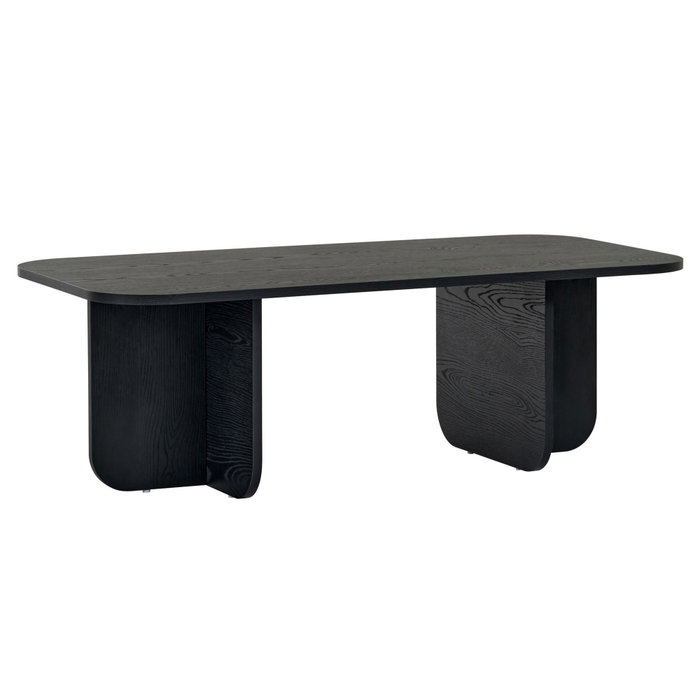 Hanah Home Akira Mesa de Café Madera Negra